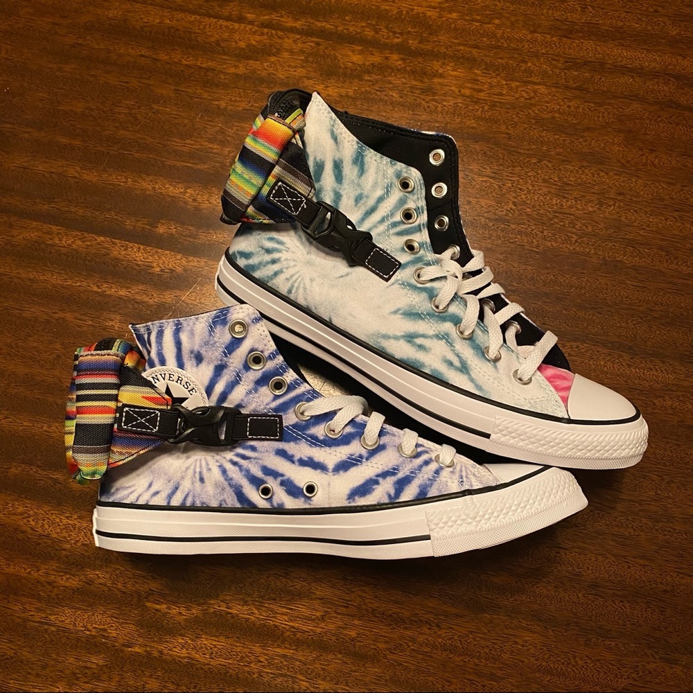 Brand New Converse Tie-dye Fanny-pack Sneakers